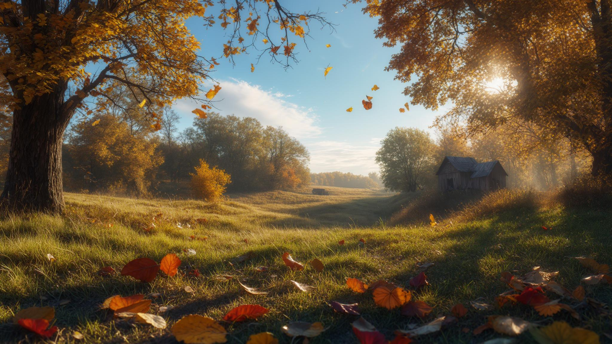 Autumn season moodboard