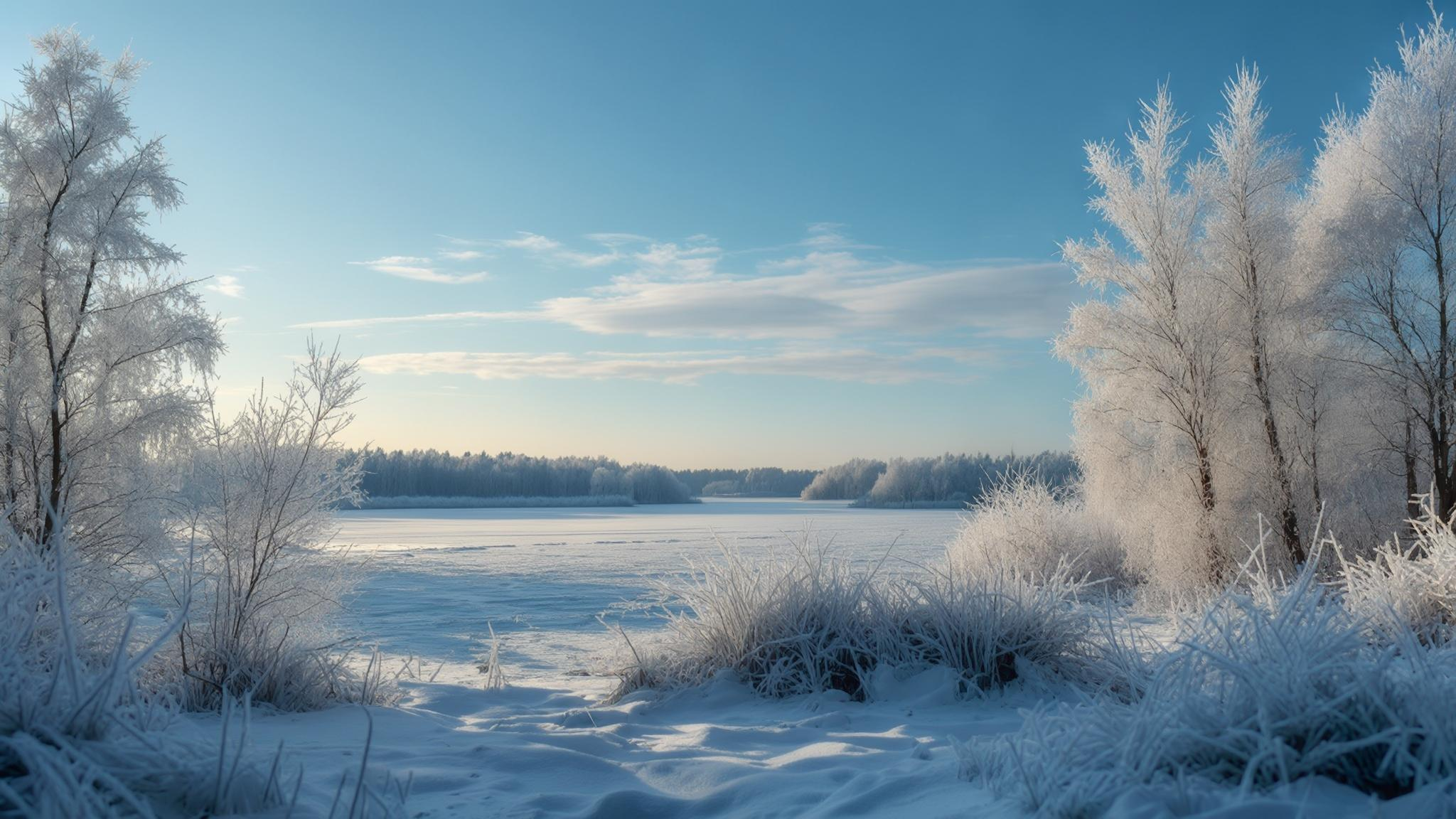 Winter season moodboard