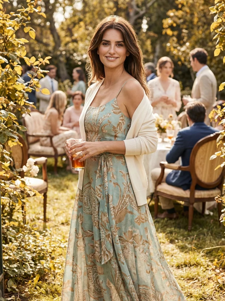 Penelope Cruz wearing Soft Autumn colors