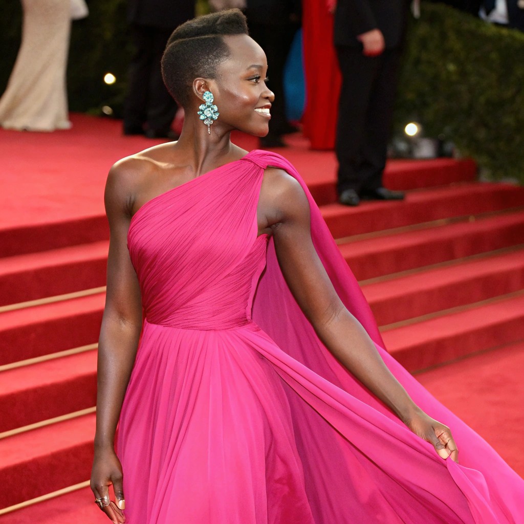 Lupita Nyong'o wearing Bright Spring colors