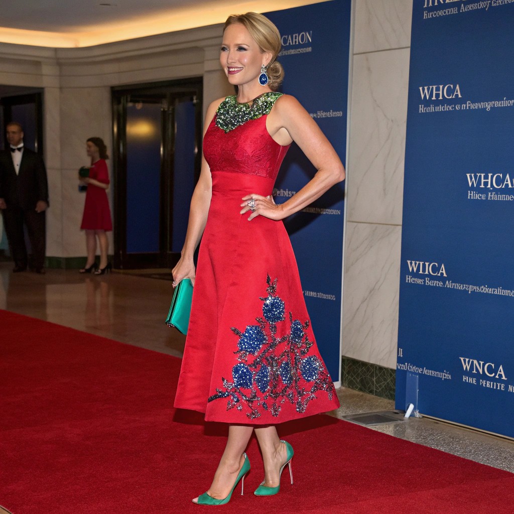 Jewel wearing True Spring colors