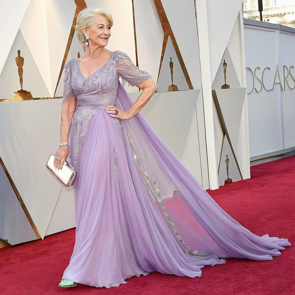 Helen Mirren wearing True Summer colors