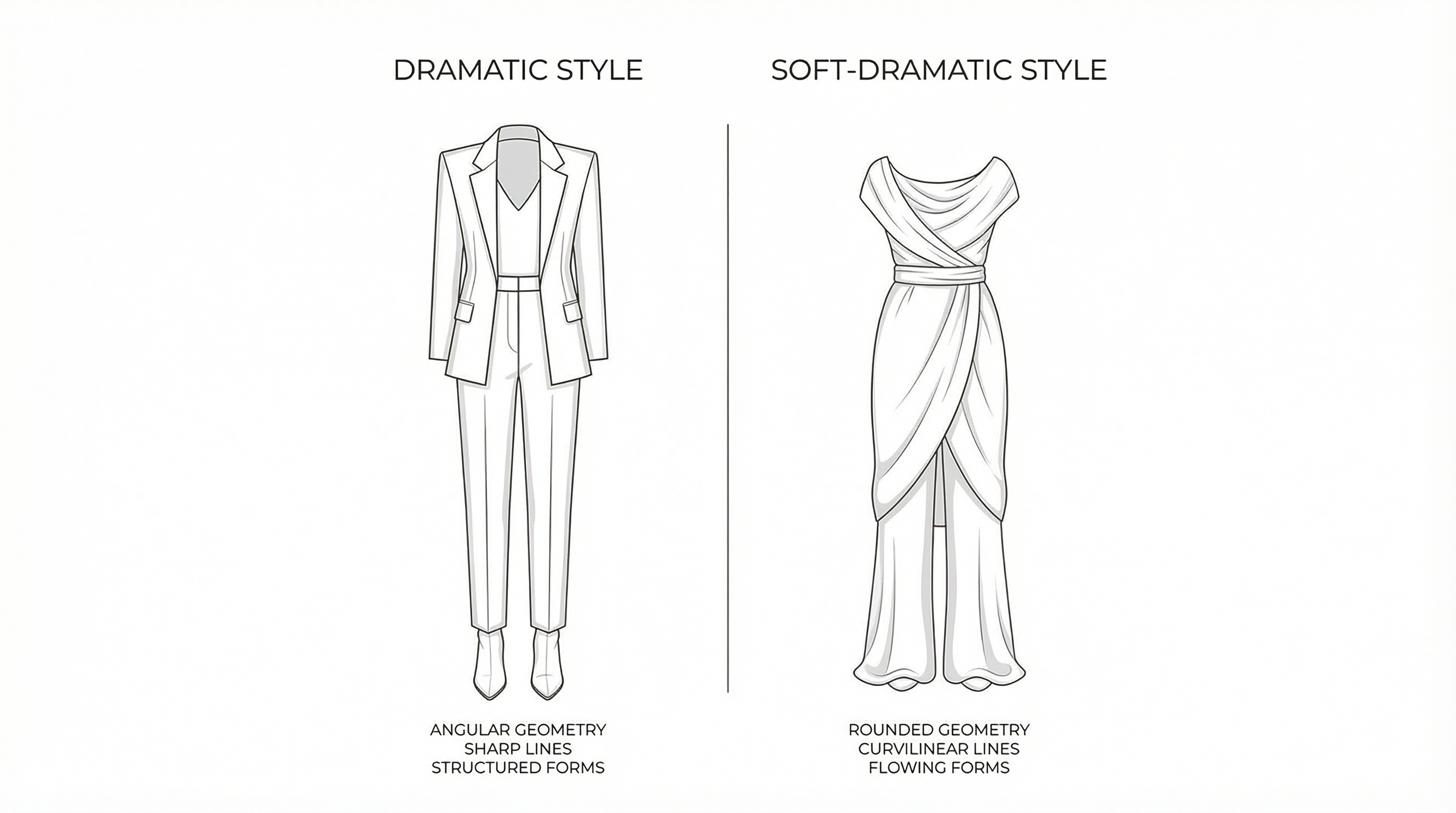 Dramatic vs Soft Dramatic comparison