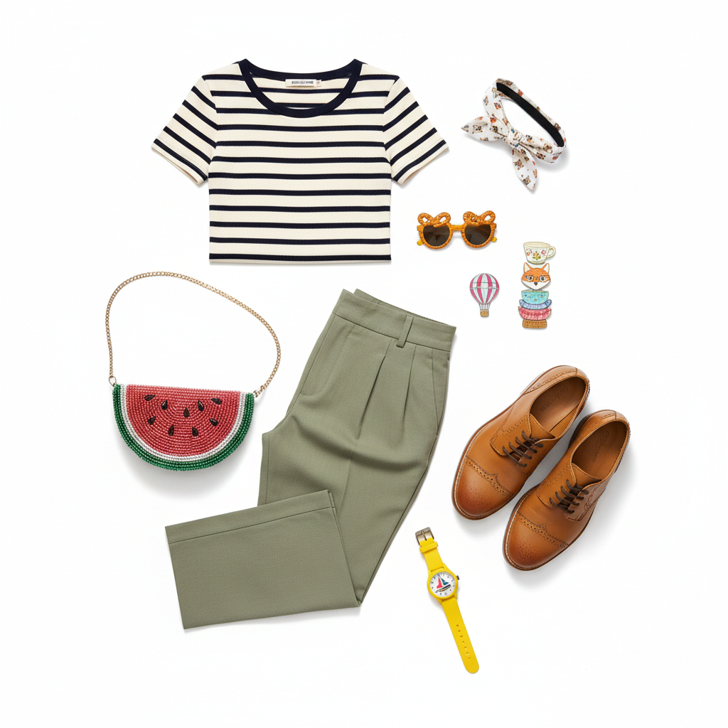 Gamine outfit style