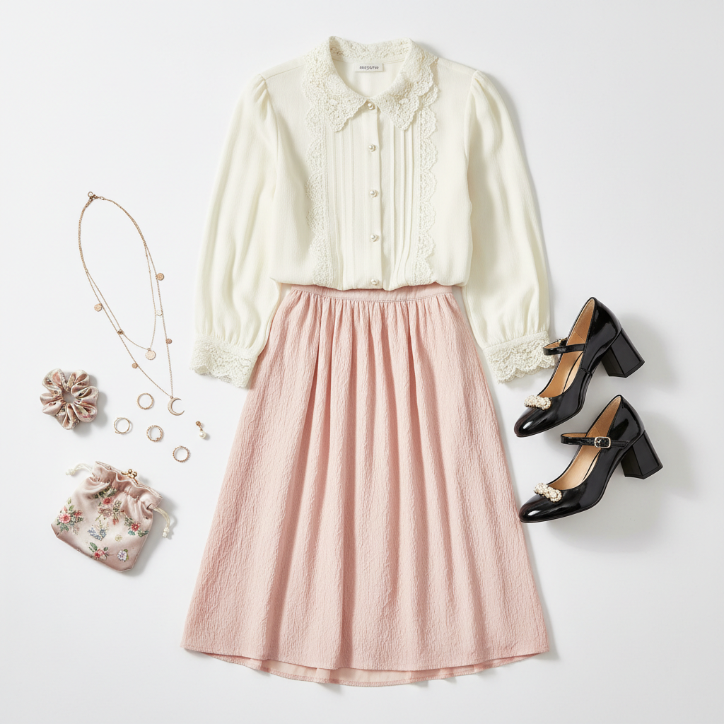 Soft Gamine style aesthetic