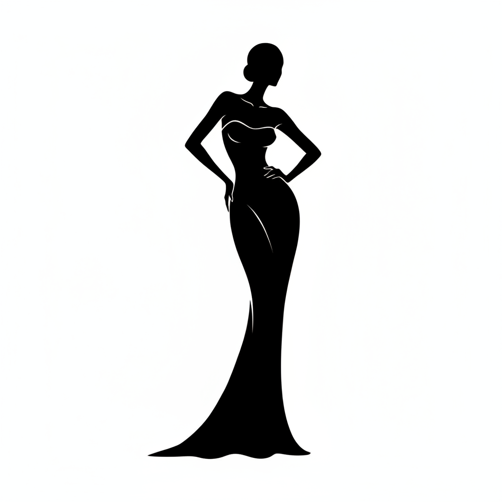 Soft Dramatic body type silhouette