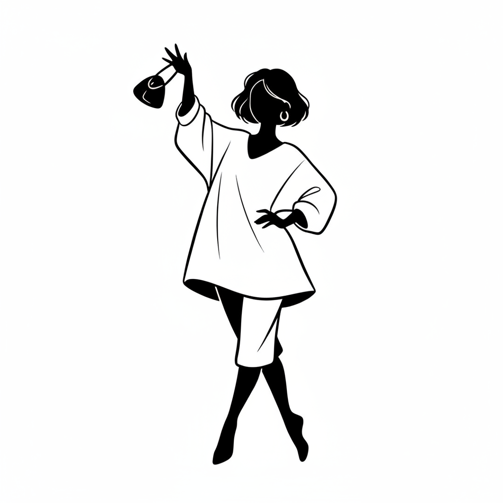 Soft Gamine body type silhouette