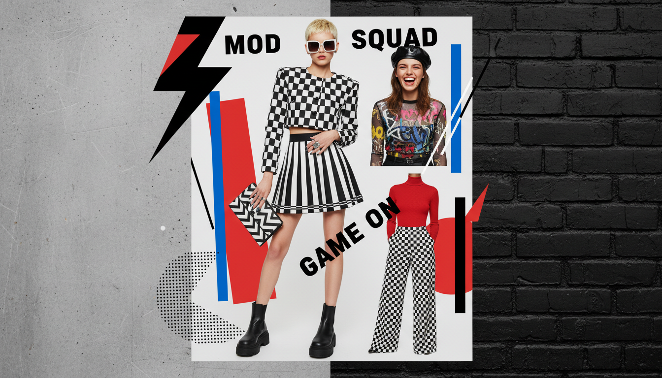 Flamboyant Gamine style aesthetic