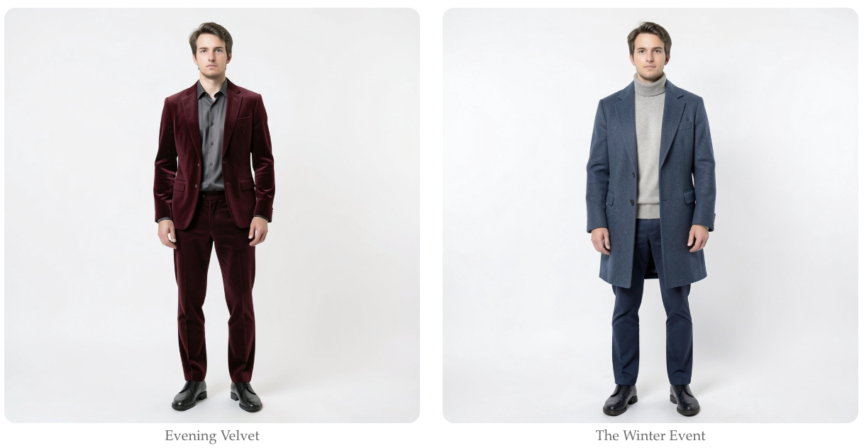 Men's Formal & Evening color recommendations