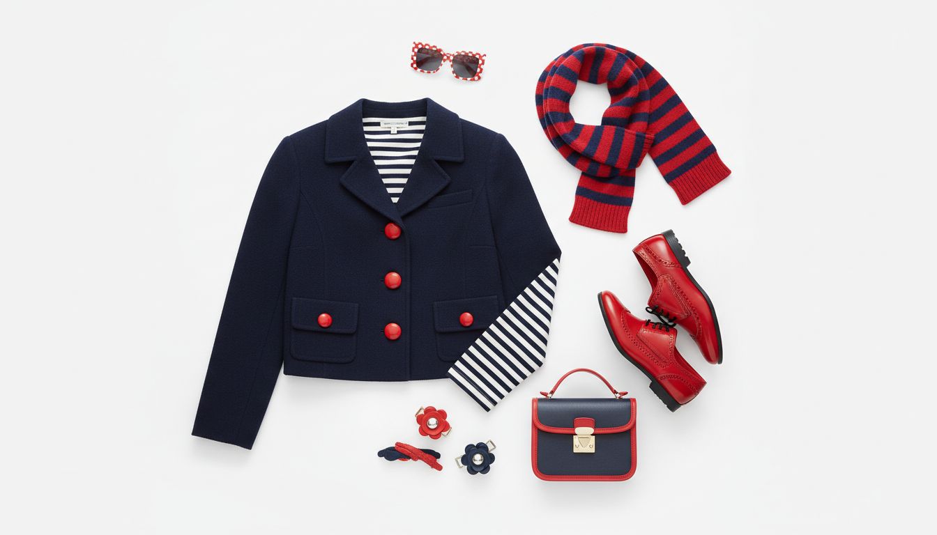 Gamine style essence featuring youthful, spirited, playful energy